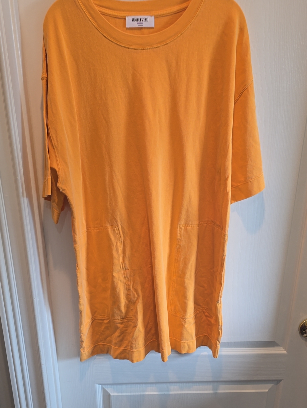 Double Zero Women's Midi T-Shirt Dress With pockets
